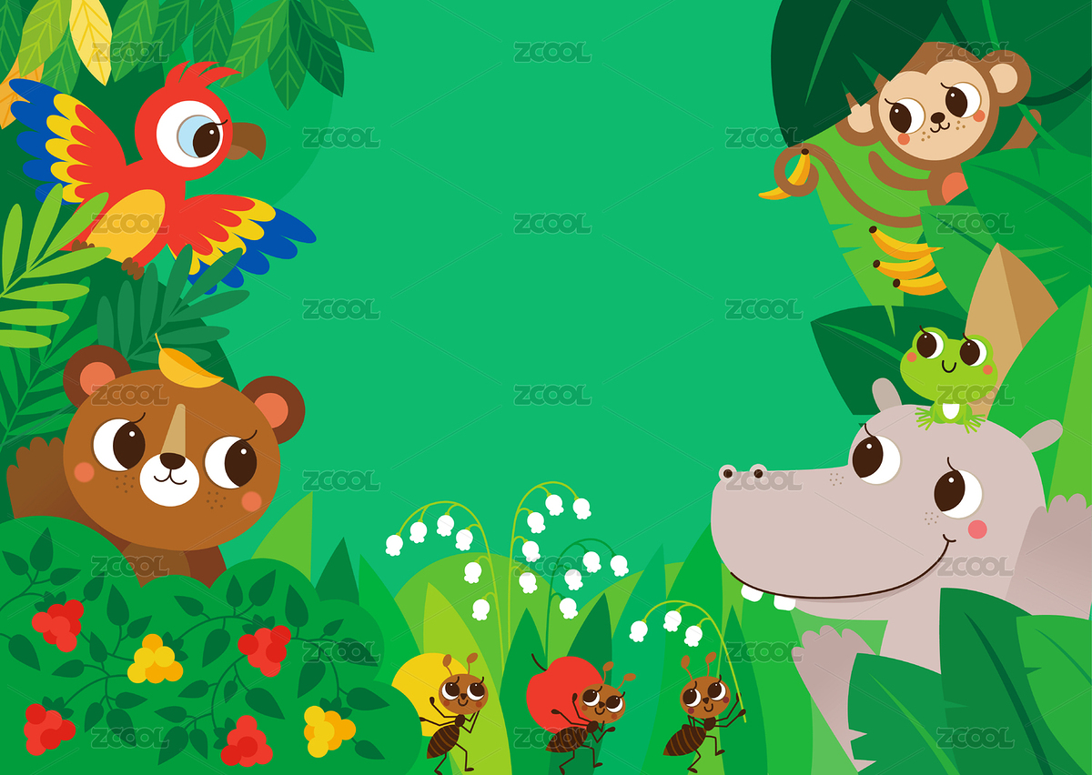 從林里的各種可愛小動(dòng)物（主預(yù)覽-7305263） - 未分類 - 站酷設(shè)計(jì)師貓貓愛餅干原創(chuàng)素材 - 站酷ZCOOL