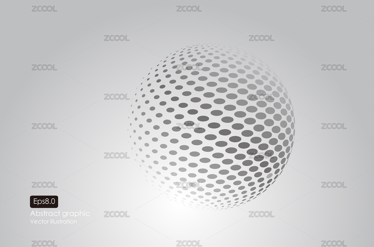 圆点组成3D球体背景，矢量图（主预览-1444321） - 未分类 - 站酷设计师hqrloveq原创素材 - 站酷ZCOOL