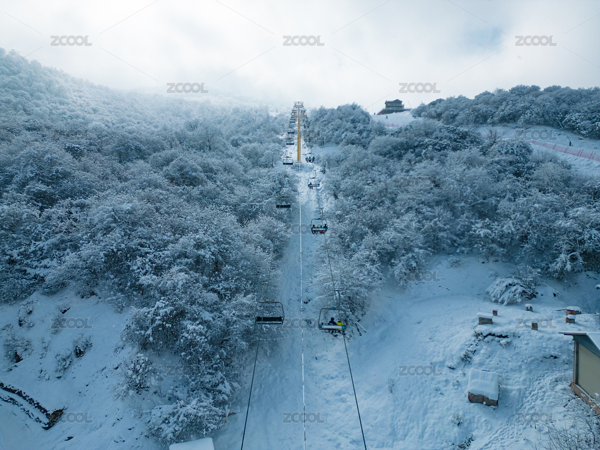 四川阿壩茂縣九鼎山太子嶺滑雪場(chǎng)風(fēng)景航拍（主預(yù)覽-8733068） - 未分類 - 站酷設(shè)計(jì)師LibraHC原創(chuàng)素材 - 站酷ZCOOL