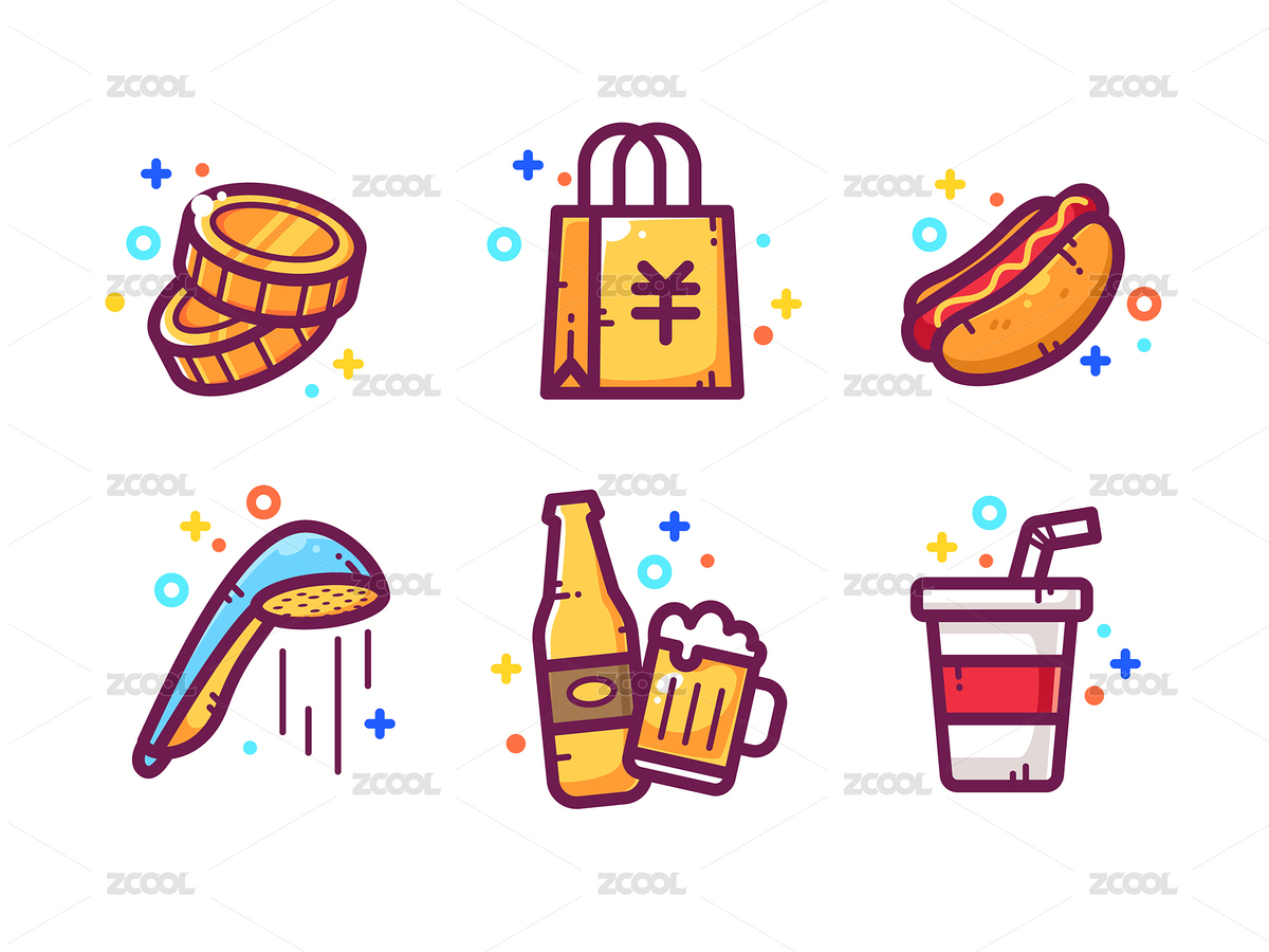 日常生活用品矢量图标（主预览-6653724） - 未分类 - 站酷设计师SA九五二七原创素材 - 站酷ZCOOL