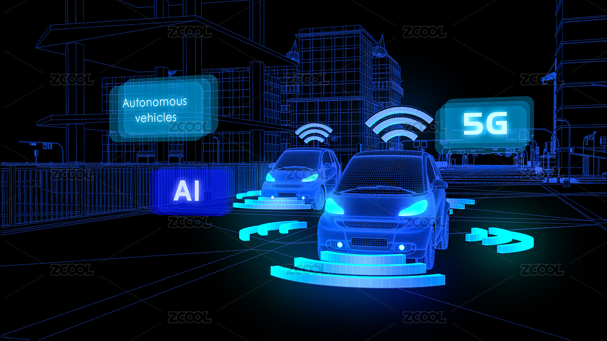AI人工智能无人驾驶自动驾驶技术场景（主预览-6165689） - 未分类 - 站酷设计师NANAYI原创素材 - 站酷ZCOOL