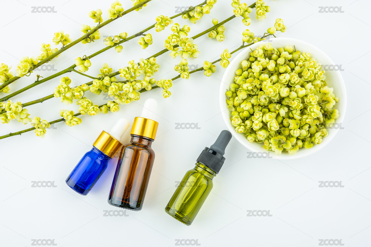 木姜子花朵和精油（主預覽-9707778） - 未分類 - 站酷設計師風暴麗麗原創(chuàng)素材 - 站酷ZCOOL