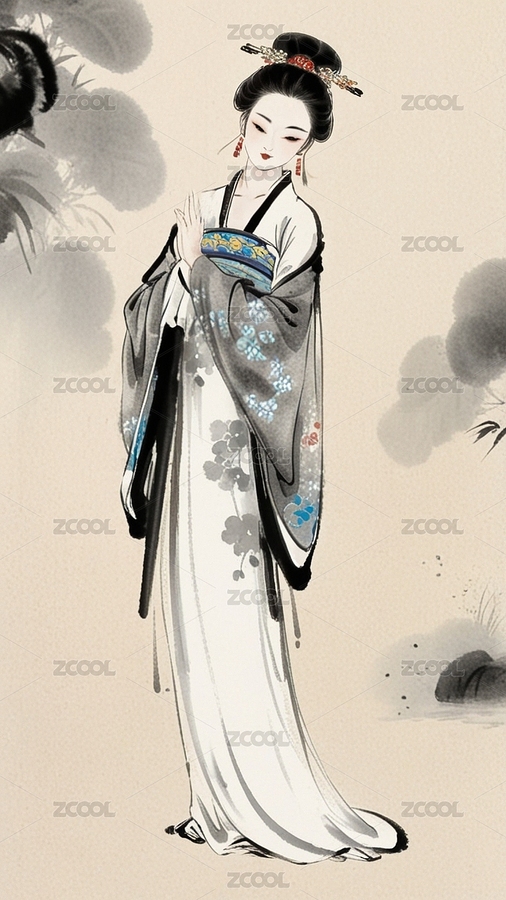 中国风水墨人物（主预览-7562788） - 未分类 - 站酷设计师智启万物原创素材 - 站酷ZCOOL