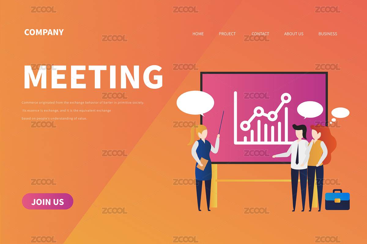 商業(yè)矢量插畫人物工作項(xiàng)目合作場景（主預(yù)覽-632735） - 未分類 - 站酷設(shè)計師Mocting原創(chuàng)素材 - 站酷ZCOOL