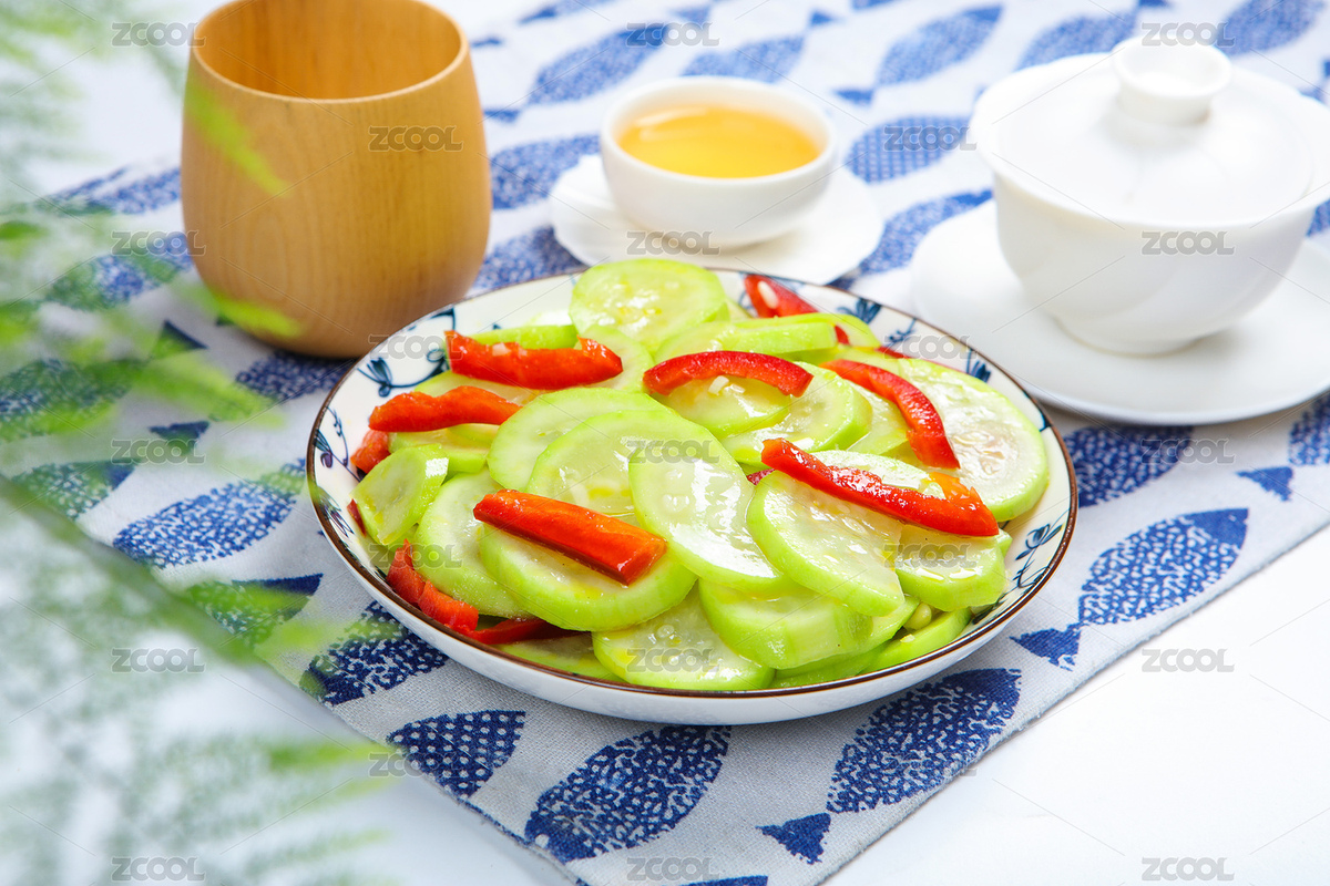 家常菜美食小吃小炒蒲瓜（主預(yù)覽-7478290） - 未分類 - 站酷設(shè)計師曇華碎影原創(chuàng)素材 - 站酷ZCOOL