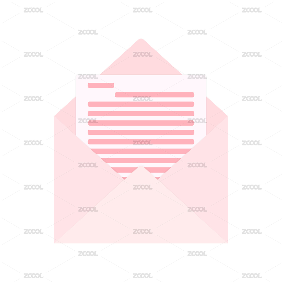 粉紅色的信封（主預(yù)覽-4773747） - 未分類 - 站酷設(shè)計師橘貓Mia原創(chuàng)素材 - 站酷ZCOOL