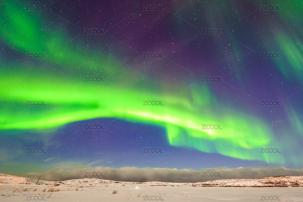 俄罗斯摩尔曼斯克小镇捷里别尔卡的北极光（主预览-6556361） - 未分类 - 站酷设计师mijiahai原创素材 - 站酷ZCOOL
