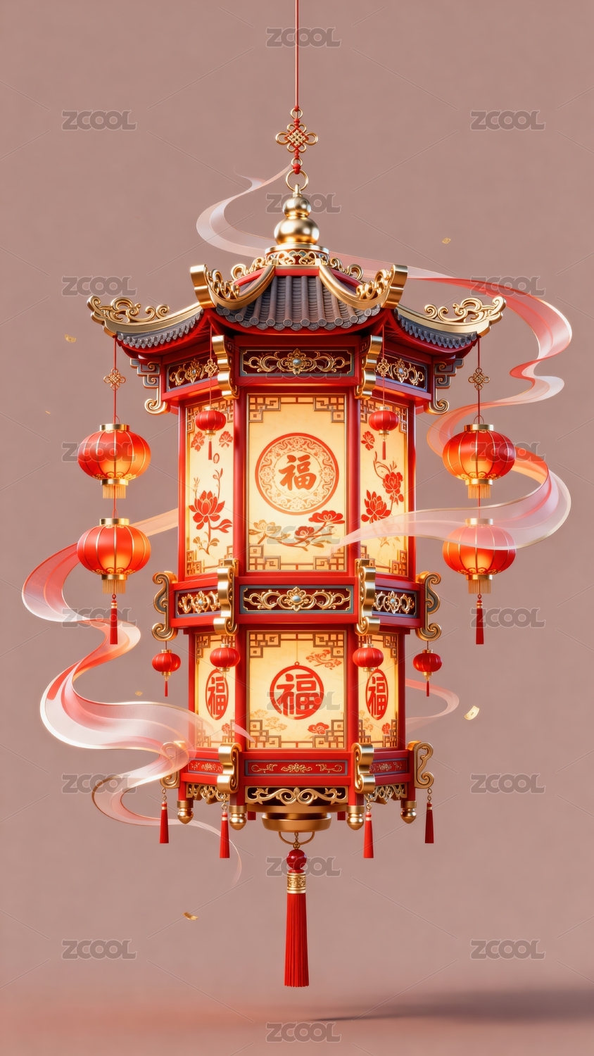 游戏节日古风UI标题框