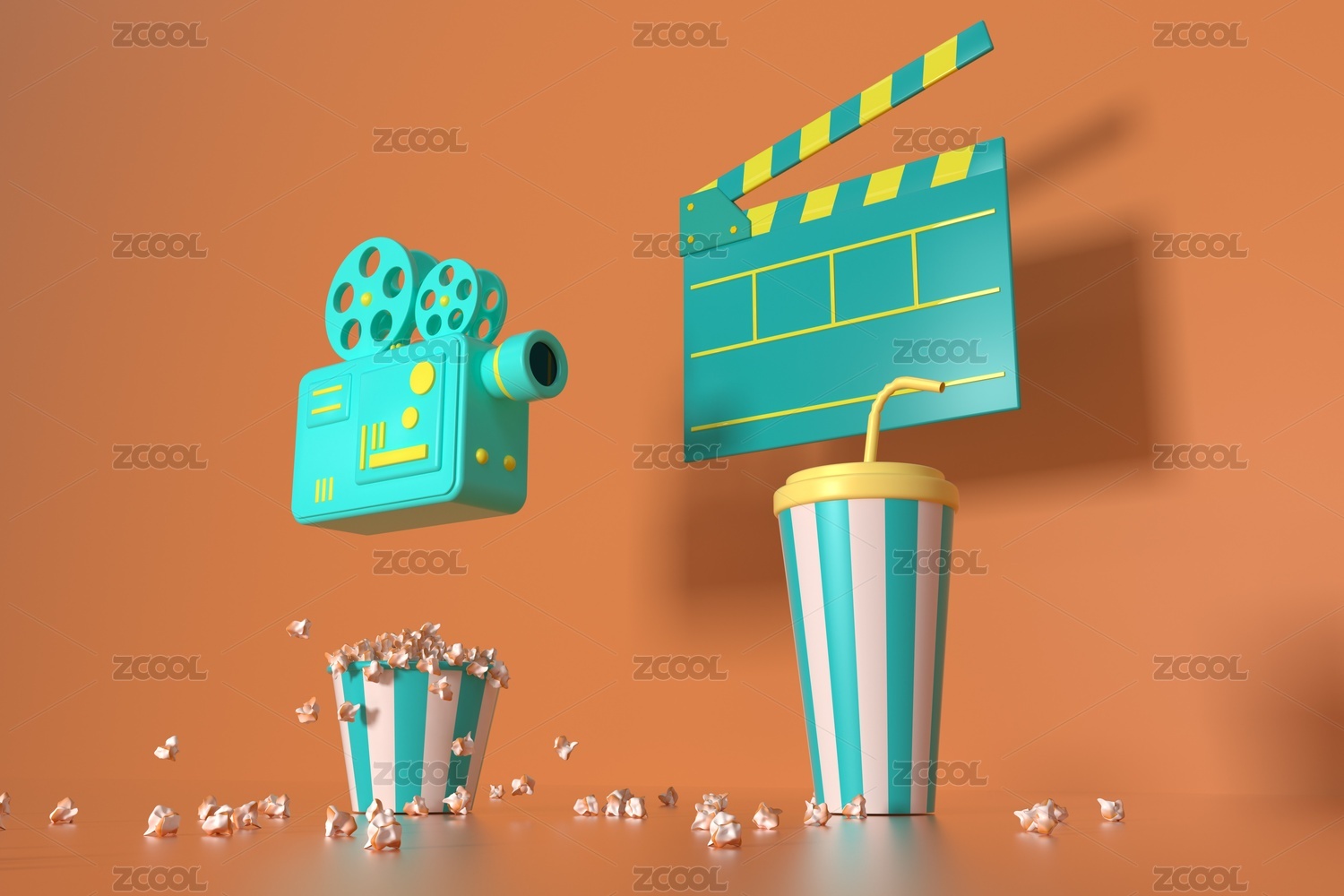 3D渲染影视概念海报设计