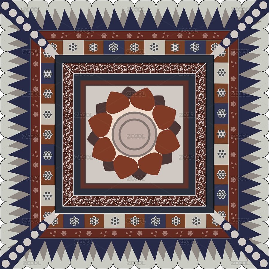 敦煌莫高窟313窟隋蓮花纏枝花紋藻井（主預(yù)覽-4508769） - 未分類 - 站酷設(shè)計(jì)師城森創(chuàng)意原創(chuàng)素材 - 站酷ZCOOL