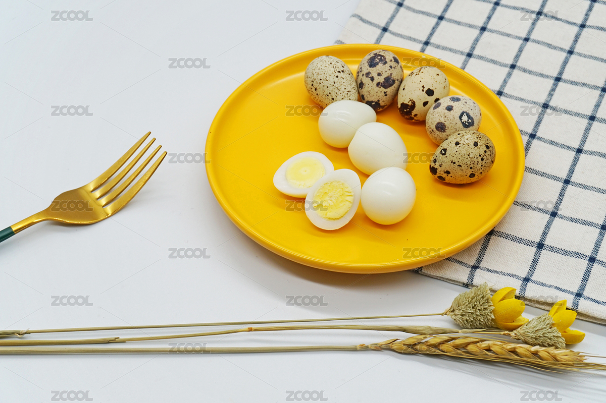 白色背景中的美味的煮熟的鹌鹑蛋特写（主预览-8788734） - 未分类 - 站酷设计师范范0809原创素材 - 站酷ZCOOL