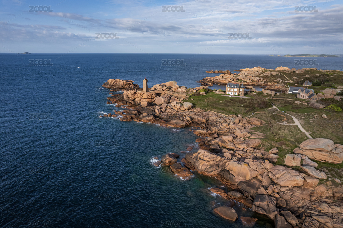 法國布列塔尼玫瑰海岸自然風(fēng)光航拍（主預(yù)覽-2826538） - 未分類 - 站酷設(shè)計師北斗星云原創(chuàng)素材 - 站酷ZCOOL