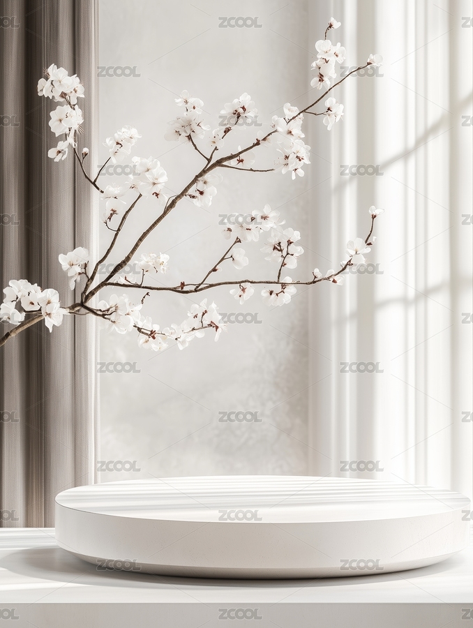 自然元素中國風(fēng)C4D立體三維電商產(chǎn)品展示（主預(yù)覽-8822565） - 未分類 - 站酷設(shè)計(jì)師知北游啊原創(chuàng)素材 - 站酷ZCOOL