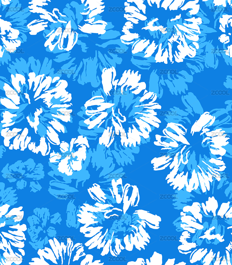 藍色無縫圖案花紋（主預(yù)覽-5715329） - 未分類 - 站酷設(shè)計師BernieONE原創(chuàng)素材 - 站酷ZCOOL