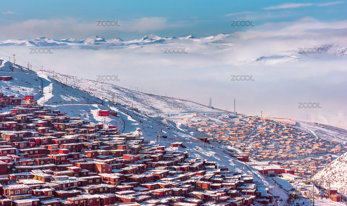 中國(guó)西藏色達(dá)（主預(yù)覽-6065653） - 未分類(lèi) - 站酷設(shè)計(jì)師梵丁印跡原創(chuàng)素材 - 站酷ZCOOL