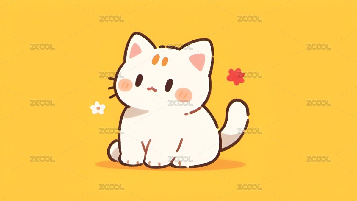 卡通小貓（主預覽-12545967） - 未分類 - 站酷設計師姨姨我愛生活原創(chuàng)素材 - 站酷ZCOOL