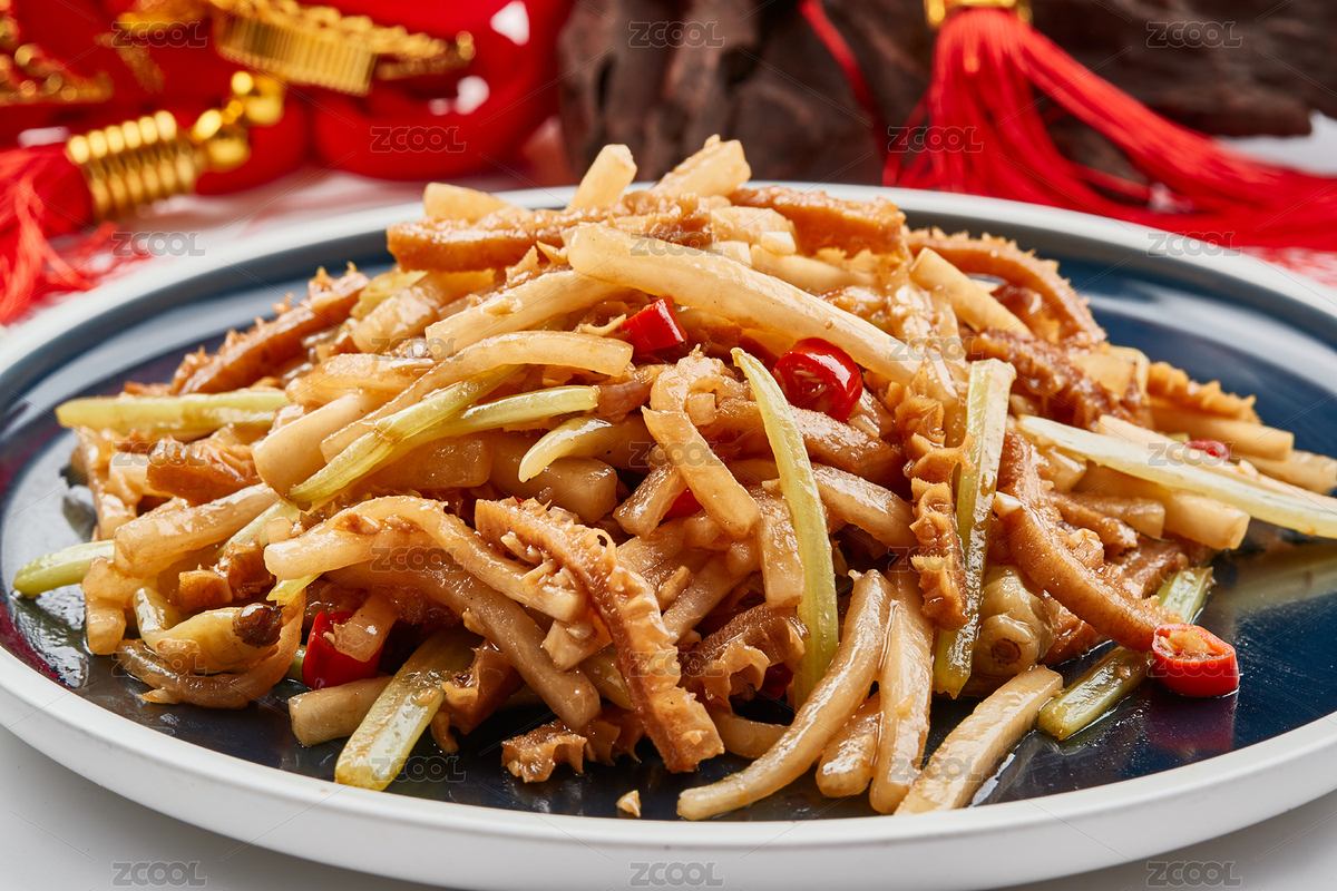 瓷餐具裝的酸蘿卜絲炒豬肚絲（主預(yù)覽-5820477） - 未分類 - 站酷設(shè)計師藍(lán)太陽TNT原創(chuàng)素材 - 站酷ZCOOL