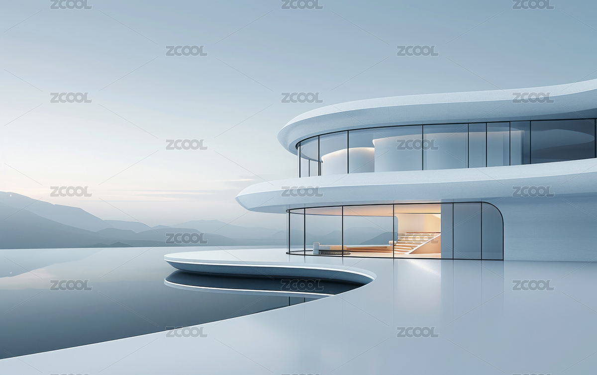 极简的白色现代建筑艺术与空间结构（主预览-6459240） - 未分类 - 站酷设计师DPX2017原创素材 - 站酷ZCOOL