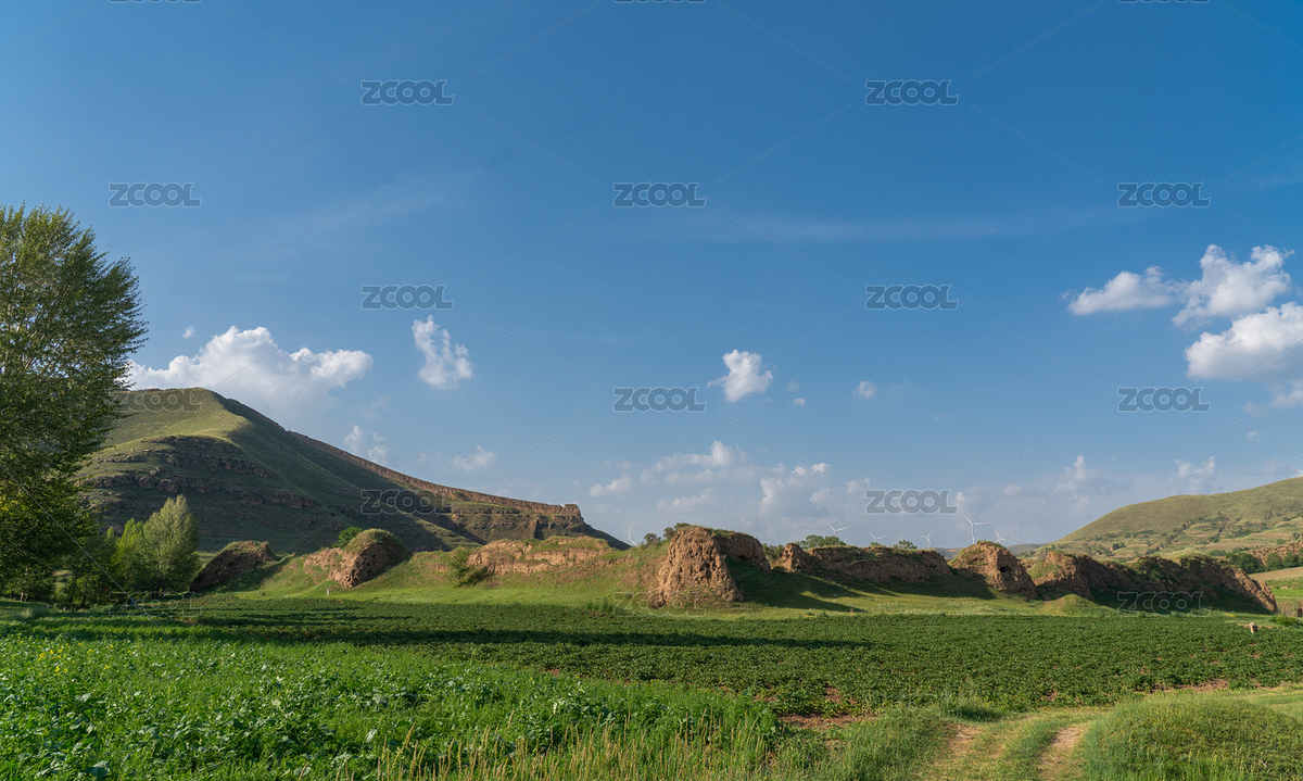 一關(guān)一堡一城墻山西神池野豬口明長城關(guān)堡（主預覽-5569338） - 未分類 - 站酷設(shè)計師赤橙伽楠原創(chuàng)素材 - 站酷ZCOOL