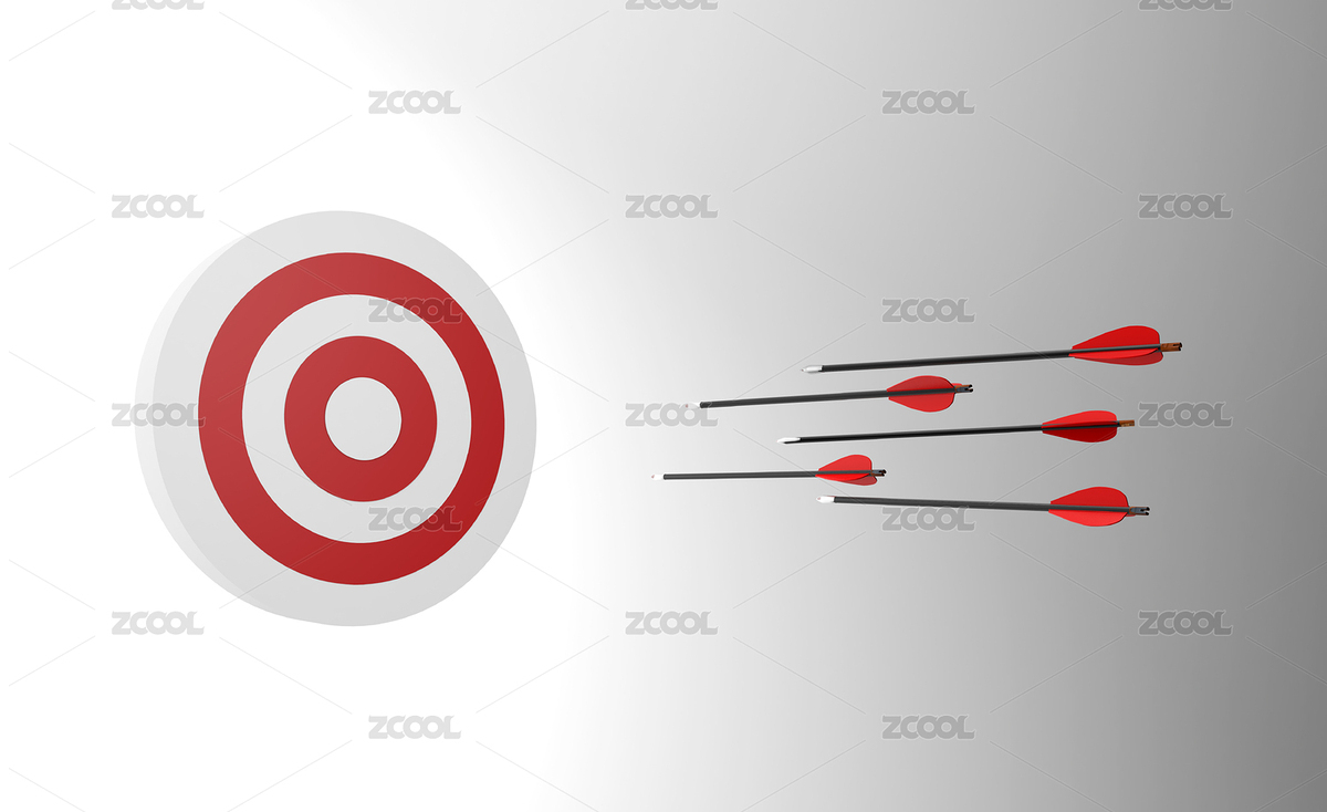 箭靶和很多支箭，竞争概念，瞄准（主预览-4344650） - 未分类 - 站酷设计师ddukang原创素材 - 站酷ZCOOL