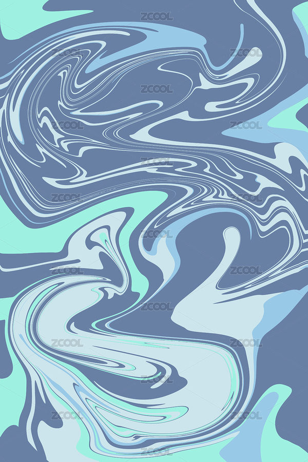 蓝色抽象花纹壁纸混色动态流体装饰背景（主预览-7474676） - 未分类 - 站酷设计师文雀影像原创素材 - 站酷ZCOOL