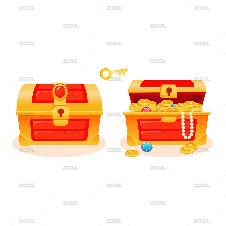 寶箱矢量（主預(yù)覽-4136852） - 未分類 - 站酷設(shè)計師Emily_studio原創(chuàng)素材 - 站酷ZCOOL