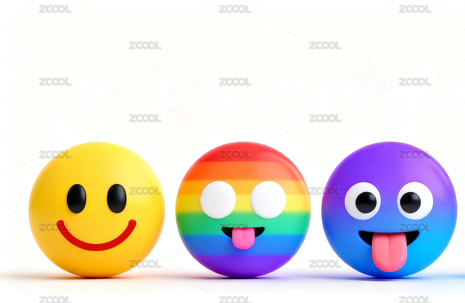 可爱风卡通表情元素