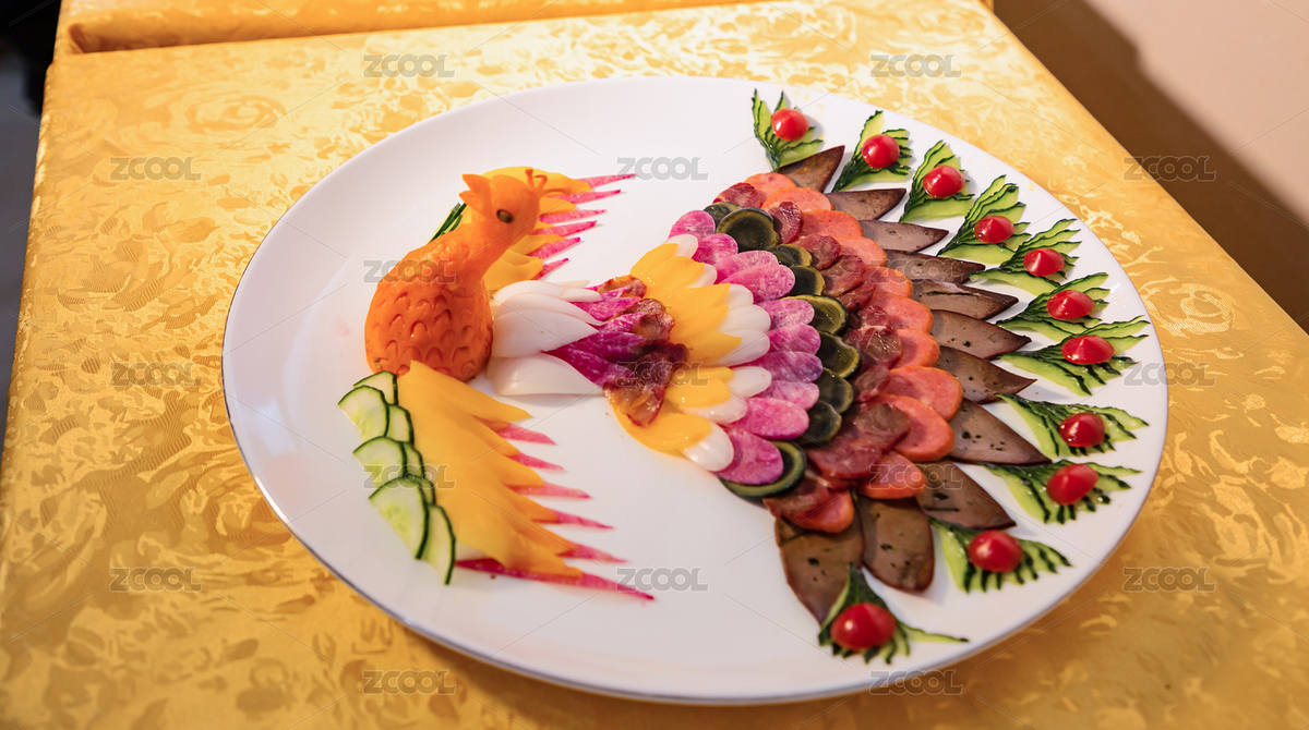 中國(guó)美食廚藝展示作品鳳凰拼盤(pán)（主預(yù)覽-392632） - 未分類 - 站酷設(shè)計(jì)師攝影師小畫(huà)原創(chuàng)素材 - 站酷ZCOOL