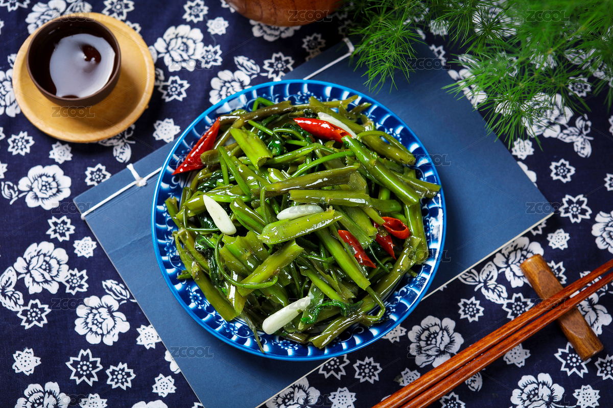 外賣美食菜肴青炒空心菜（主預(yù)覽-7549794） - 未分類 - 站酷設(shè)計(jì)師木偶人mor5原創(chuàng)素材 - 站酷ZCOOL