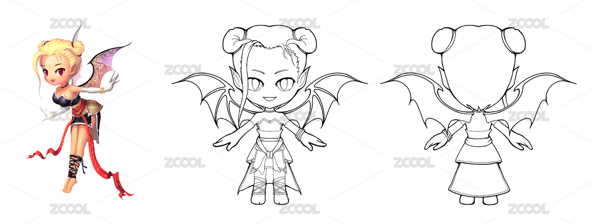 Q版角色設(shè)計（主預(yù)覽-8025235） - 未分類 - 站酷設(shè)計師AllanYoung原創(chuàng)素材 - 站酷ZCOOL