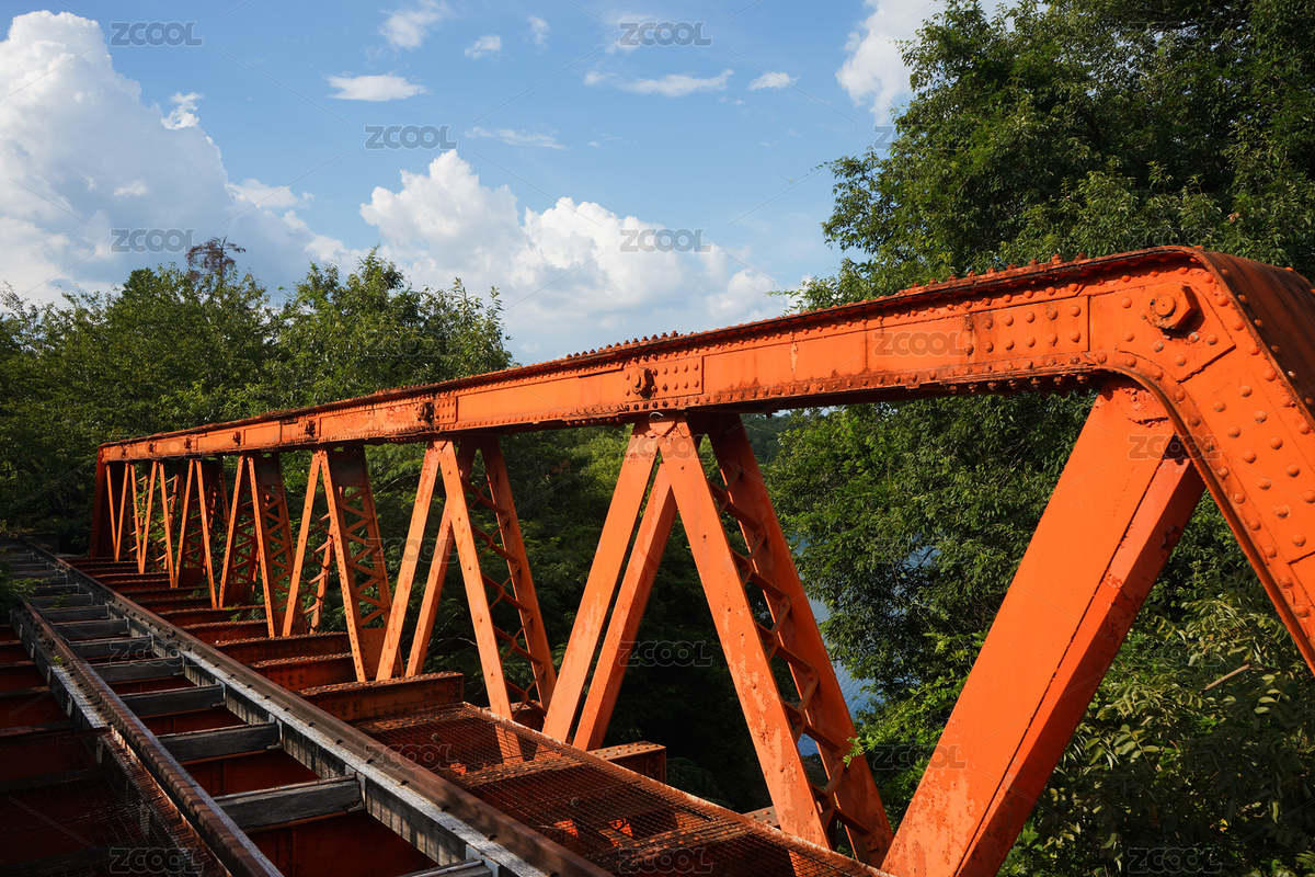 紅色的桁架結(jié)構(gòu)鐵路橋梁（主預(yù)覽-198336） - 未分類 - 站酷設(shè)計師JiangRichen原創(chuàng)素材 - 站酷ZCOOL