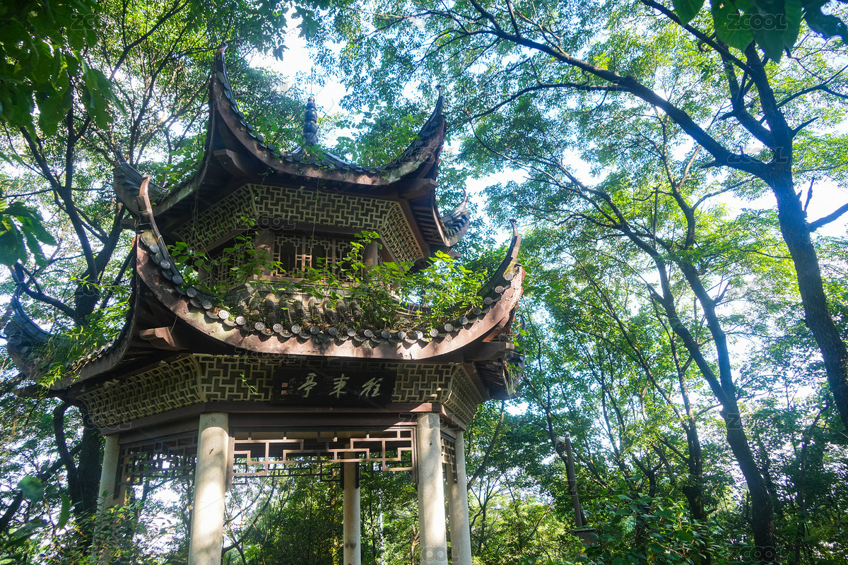 湖南省長沙市岳麓山雅東亭樓閣古亭子建筑（主預(yù)覽-188223） - 未分類 - 站酷設(shè)計(jì)師曇華碎影原創(chuàng)素材 - 站酷ZCOOL