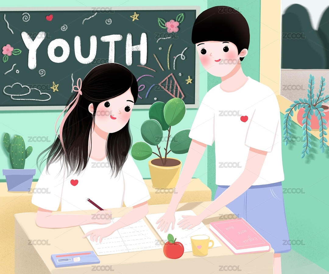 校園教室學(xué)習(xí)的男生女生（主預(yù)覽-4487735） - 未分類 - 站酷設(shè)計(jì)師Vivian_zy原創(chuàng)素材 - 站酷ZCOOL