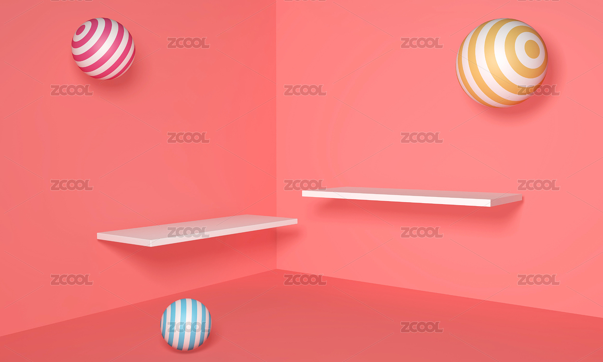 情人节粉色场景七夕节产品展示架首页（主预览-2316107） - 未分类 - 站酷设计师橘子与夏原创素材 - 站酷ZCOOL