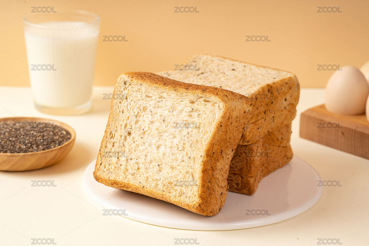 奇亞籽吐司面包（主預覽-12066183） - 未分類 - 站酷設計師hummingbird2原創(chuàng)素材 - 站酷ZCOOL