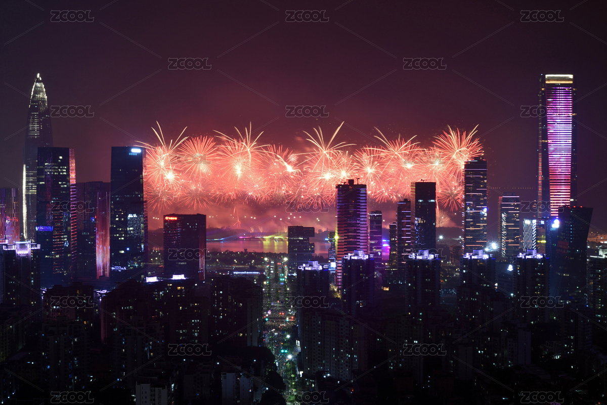 深圳國慶煙花晚會城市風光（主預(yù)覽-4999232） - 未分類 - 站酷設(shè)計師lokya原創(chuàng)素材 - 站酷ZCOOL