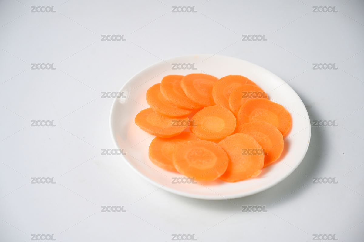 桌面上的盤子里的新鮮的胡蘿卜片（主預(yù)覽-4085756） - 未分類 - 站酷設(shè)計(jì)師我是小助理原創(chuàng)素材 - 站酷ZCOOL