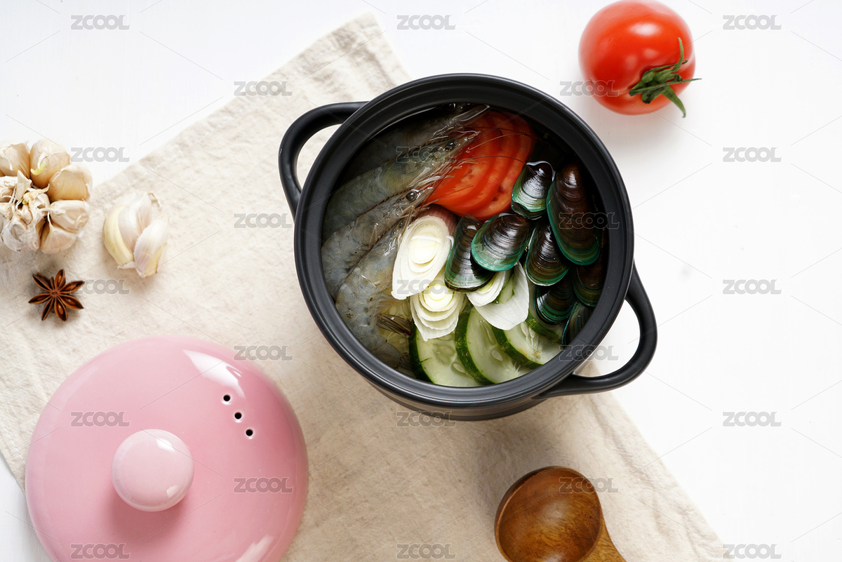 準(zhǔn)備煲湯（主預(yù)覽-7410200） - 未分類 - 站酷設(shè)計師花莎工坊原創(chuàng)素材 - 站酷ZCOOL