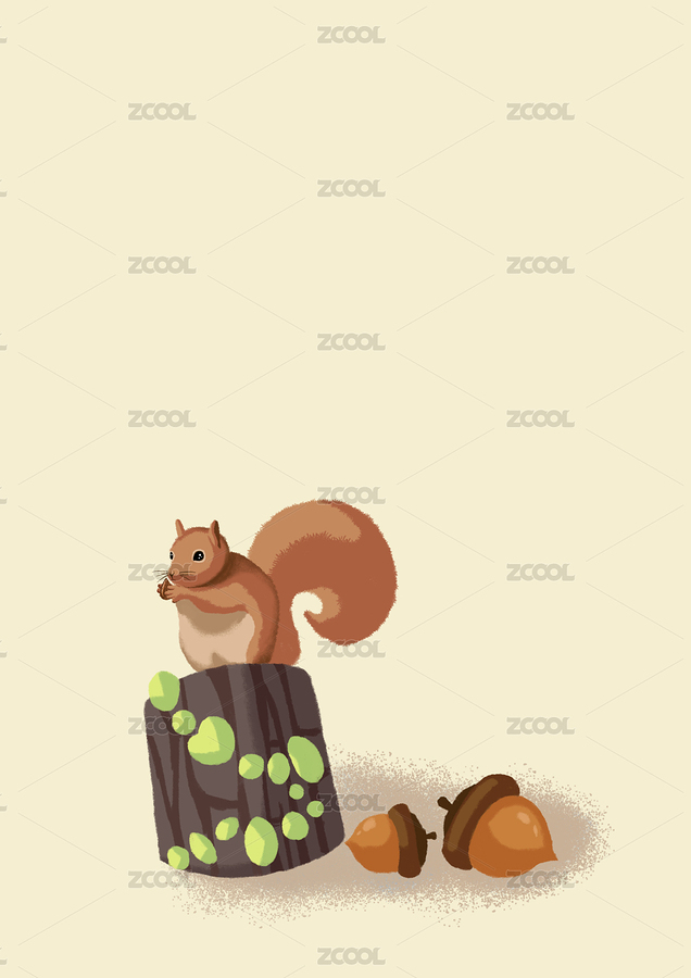 贪吃松鼠（主预览-1412535） - 未分类 - 站酷设计师白水开菜原创素材 - 站酷ZCOOL