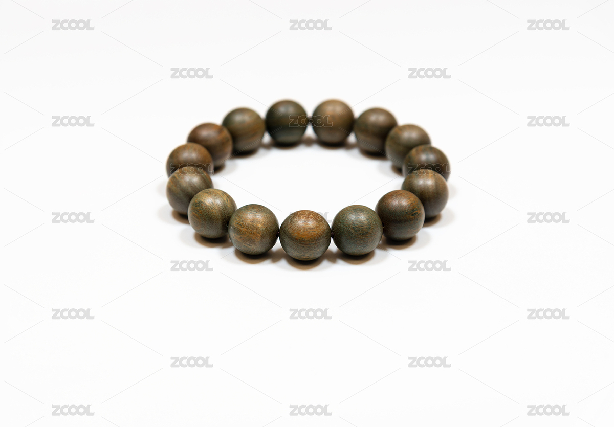 白底上的一串圓形綠檀木佛珠手串（主預覽-12565625） - 未分類 - 站酷設計師攝影熊孩子原創(chuàng)素材 - 站酷ZCOOL