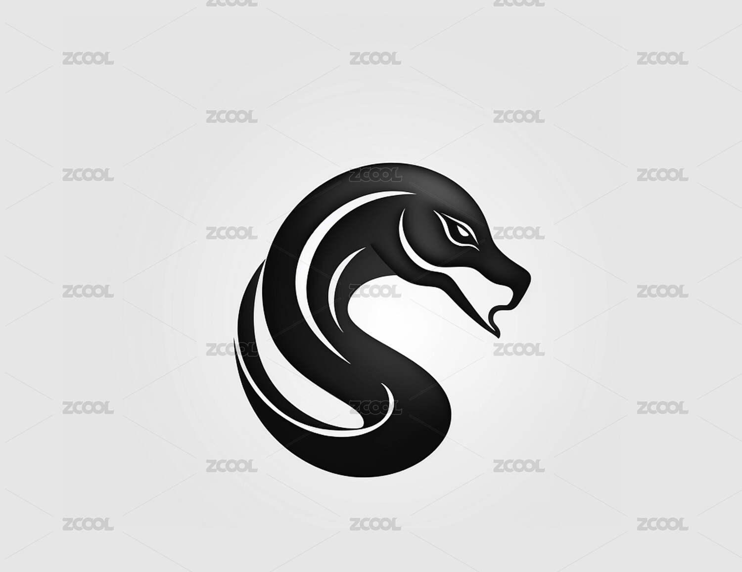 蛇年logo标识元素