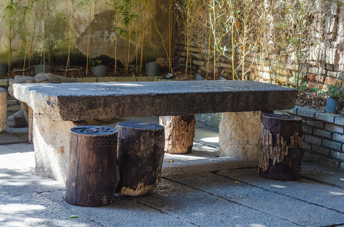 中国福建福州三坊七巷历史文化街区的石桌石凳（主预览-12565334） - 未分类 - 站酷设计师云海路漫漫原创素材 - 站酷ZCOOL