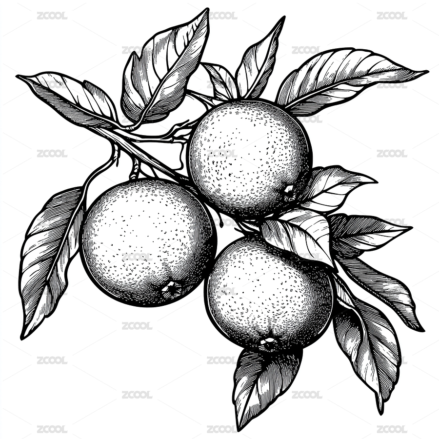 蘋果黑白木刻插畫（主預(yù)覽-2222105） - 未分類 - 站酷設(shè)計(jì)師eightgold原創(chuàng)素材 - 站酷ZCOOL