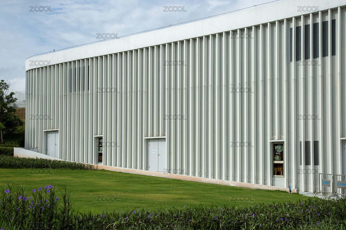 深圳龍華文體中心外部建筑結(jié)構(gòu)（主預覽-676103） - 未分類 - 站酷設計師LINYUEBIN原創(chuàng)素材 - 站酷ZCOOL