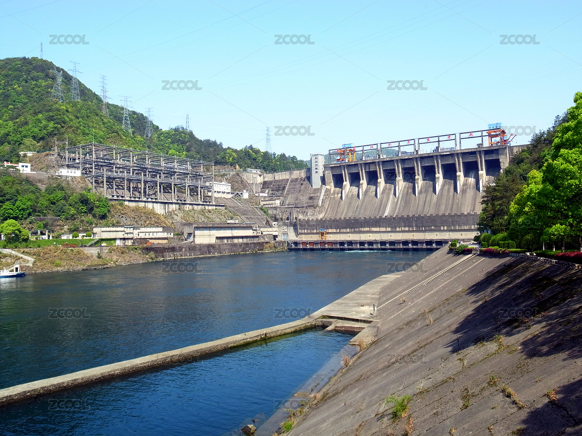 新安江水電站（主預(yù)覽-2310766） - 未分類 - 站酷設(shè)計(jì)師茄子小兩口原創(chuàng)素材 - 站酷ZCOOL