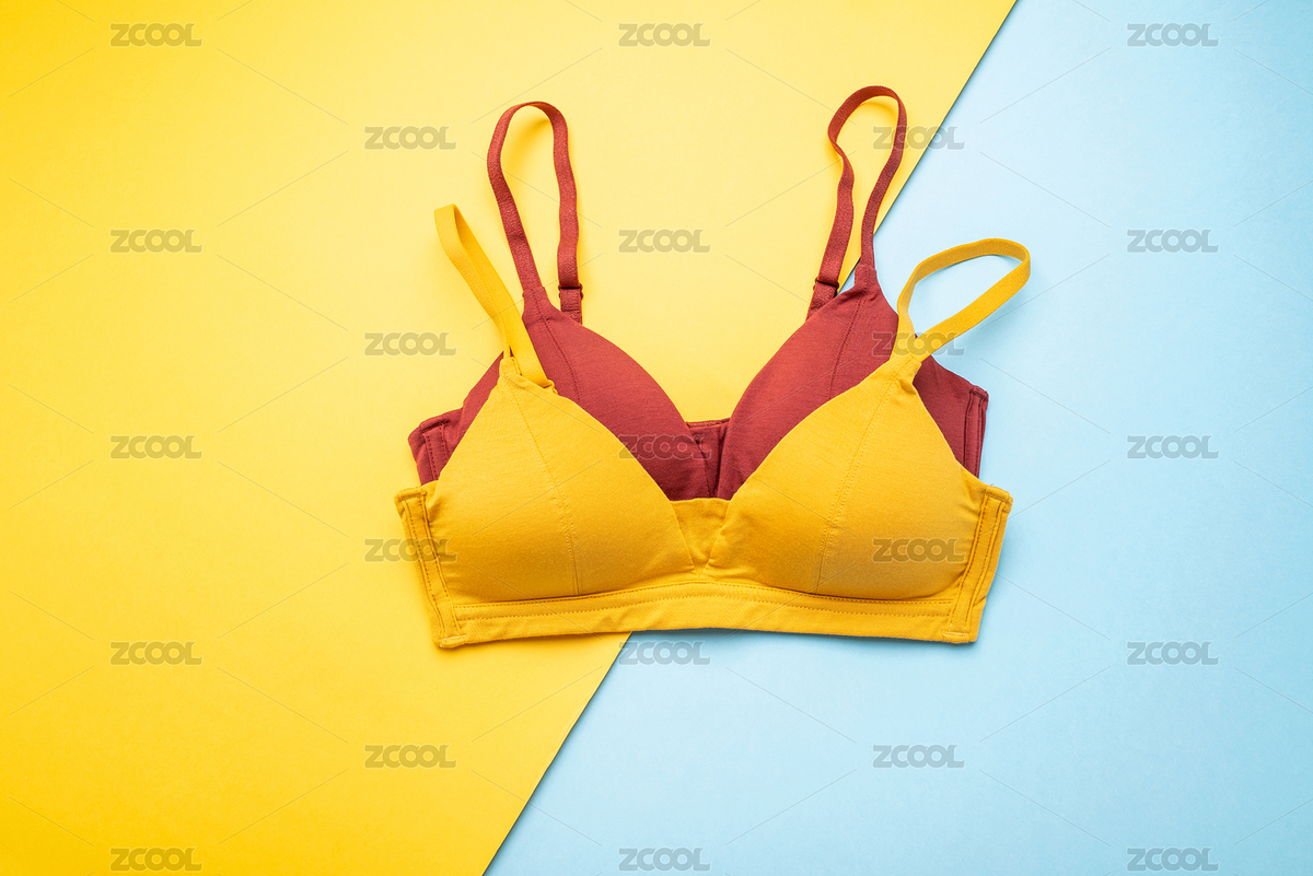 撞色背景上的純棉內(nèi)衣，女性時尚購物概念（主預(yù)覽-1699650） - 未分類 - 站酷設(shè)計師風(fēng)暴麗麗原創(chuàng)素材 - 站酷ZCOOL