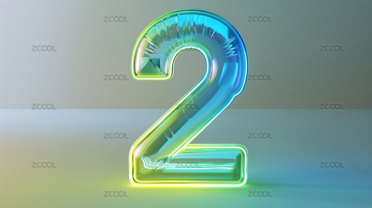 3D立體數(shù)字2，商場(chǎng)開(kāi)業(yè)倒計(jì)時(shí)場(chǎng)景海報(bào)插（主預(yù)覽-8833805） - 未分類 - 站酷設(shè)計(jì)師熊伍_(kāi)原創(chuàng)素材 - 站酷ZCOOL