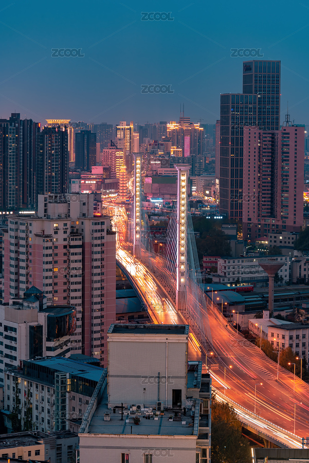 鄭州解放路立交夜景（主預覽-5874986） - 未分類 - 站酷設(shè)計師iwangwei888原創(chuàng)素材 - 站酷ZCOOL