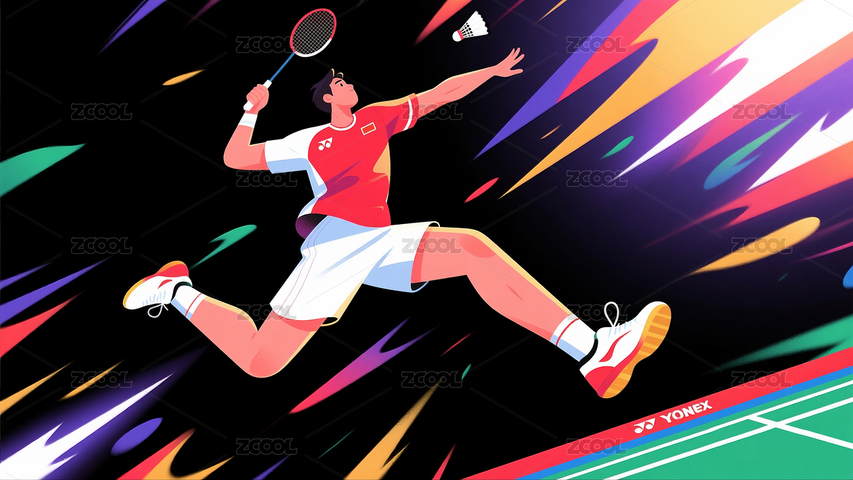羽毛球比賽運動全運會（主預(yù)覽-10582971） - 未分類 - 站酷設(shè)計師一語原創(chuàng)素材 - 站酷ZCOOL