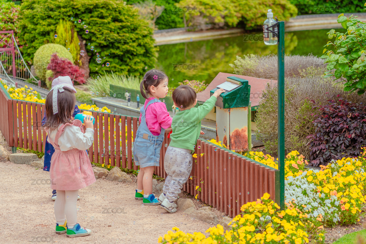 小人国中看迷你花园火车站（主预览-5420947） - 未分类 - 站酷设计师leeseasun原创素材 - 站酷ZCOOL